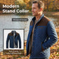 Chaqueta acolchada para hombre con cuello alto