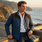 Chaqueta acolchada para hombre con cuello alto