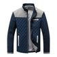 Chaqueta acolchada para hombre con cuello alto