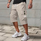 👖 Pantalones Capri de Carga para Hombre – Cordón Ajustable, Estilo Casual y Máxima Comodidad ✨💪