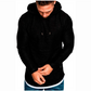 Sudadera de manga larga con cordón y cordón liso