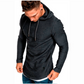 Sudadera de manga larga con cordón y cordón liso