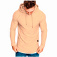 Sudadera de manga larga con cordón y cordón liso