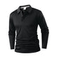 Camisa de vestir informal de negocios de color liso para hombre