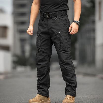 Pantalones cargo duraderos para hombre con múltiples bolsillos
