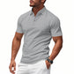 Playera con Cuello Camisero para Hombre de Manga Corta y Secado Rápido