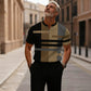 Set de camiseta y pantalones cortos con cremallera cuarta de hombre