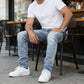 👖 Vaqueros Elásticos Ajustados para Hombre – Estilo Moderno y Comodidad Todo el Día ✨💪