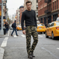 Pantalones cargo de camuflaje clásico masculino