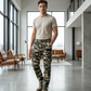 Pantalones cargo de camuflaje clásico masculino