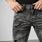 Jeans ajustados desgastados para hombre