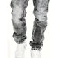 Vaqueros vaqueros elásticos creativos de moda masculina, estilo minimalista adecuado para el verano, estilo emo