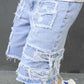 🔥 ¡50% DE DESCUENTO AHORA! 🩳 Shorts vaqueros rotos para hombre: estilo urbano atrevido y comodidad veraniega 🌞🧵