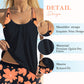🥳2026 SÚPER VENTAS🥳💞¡+50K VENDIDOS!✨👙Conjunto de Baño 2 Piezas para Mujer - Tankini Estampado y Shorts