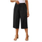 📢📢¡50% DE DESCUENTO! ⏰Pantalones Capri Casuales para Mujer con Cintura Elástica y Cordón