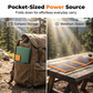 🔋 ¡50% DE DESCUENTO AHORA! ☀️ Panel solar portátil con carga USB: plegable, resistente a la intemperie y perfecto para acampar y aventuras al aire libre 🏕️