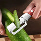 ⏰🔥 ¡50% DE DESCUENTO POR TIEMPO LIMITADO! 🔪 Pelador Multifunción de Acero Inoxidable – Hoja Afilada y Abrebotellas Incluido ✨🥒