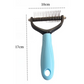 🐱Oferta por tiempo limitado🐶 Cepillo de Cuidado de Doble Cara para Perros y Gatos – Quita Enredos, Masajea y Reduce la Caída de Pelo ✨