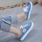 👡 ¡OFERTA POR TIEMPO LIMITADO 50% DE DESCUENTO! 🌀 Zapatillas Mule de Mezclilla para Mujer – Diseño Sin Talón, Bordes Deshilachados, Suela Plana y Estilo Casual Versátil ✨