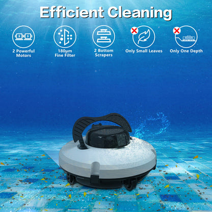 🤖50% DE DESCUENTO🌊 Limpiador robótico de piscinas | Inalámbrico · Alta potencia de succión · Navegación inteligente · Arranque con un solo toque · Cesta de filtro fácil de quitar
