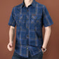 👔 ¡OFERTA LIMITADA 50% DE DESCUENTO! 🍂 Camisa de Manga Corta a Cuadros Casual para Hombre – Patrón Clásico, Corte Relajado, Comodidad Transpirable ✨