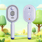 Cepillo eléctrico para el cabello con función de pulverización y masaje