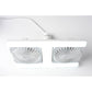 🌬️✨Ventilador de techo doble cabezal con luz LED – diseño moderno con control remoto para sala y dormitorio