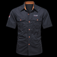 👔 ¡OFERTA POR TIEMPO LIMITADO 50% OFF! 💥 Camisa Casual de Manga Corta Corte Clásico para Hombre – Tela Duradera, Bolsillos Cargo, Estilo Atemporal ✨