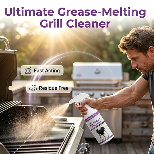 🔥✨ ¡OFERTA 50% OFF! Limpiador de Parrillas Antigrasa en Spray – Elimina Grasa, Carbón y Suciedad Difícil en Minutos 🧽🍖