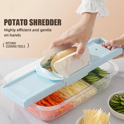 🎉 Venta 2026 — ¡Más de 81,000 Vendidos! 🥕 Set Cortador y Rallador de Verduras Multifuncional para Cocina