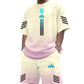 Conjunto de Dos Piezas Camiseta y Shorts de Verano para Hombre