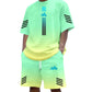 Conjunto de Dos Piezas Camiseta y Shorts de Verano para Hombre