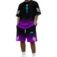 Conjunto de Dos Piezas Camiseta y Shorts de Verano para Hombre