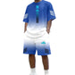 Conjunto de Dos Piezas Camiseta y Shorts de Verano para Hombre