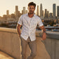 ☀️👔 ¡50% OFF POR TIEMPO LIMITADO! Camisa de Hombre con Estampado Geométrico y Corte Holgado – Suave Sensación de Verano, Comodidad Amplia y Estilo Listo para Vacaciones ✨