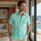 ☀️👔 ¡50% OFF POR TIEMPO LIMITADO! Camisa de Hombre con Estampado Geométrico y Corte Holgado – Suave Sensación de Verano, Comodidad Amplia y Estilo Listo para Vacaciones ✨