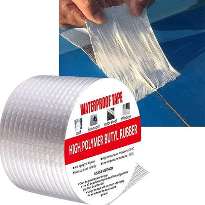 🛡️ 50% dto. Cinta impermeable de aluminio reforzado – sella grietas, techos y tuberías. Resistente a la intemperie y temperaturas extremas! 💧✨