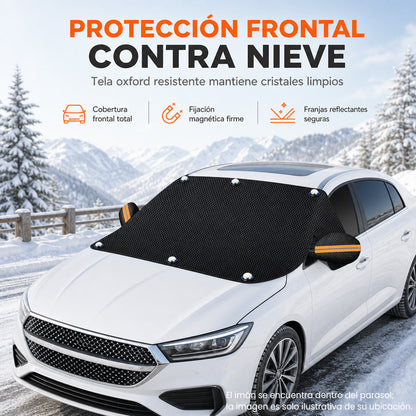Cubierta Magnética para Parabrisas con Tiras Reflectantes