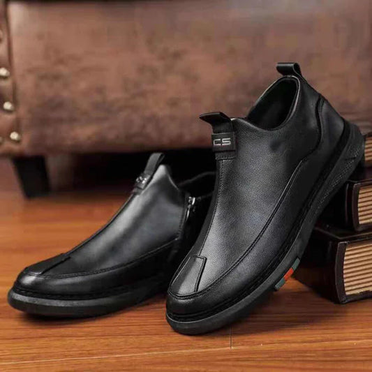 【Compra 2 pares envío gratis】Zapatillas Business de hombre con suela blanda