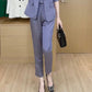 Conjunto de 3 piezas de negocios casual de moda para mujer (Blazer + Camisola + Pantalones)