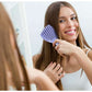 Peigne à pointes creuses pour cheveux lisses