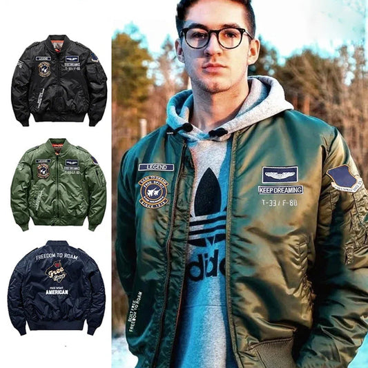 Chaqueta bomber americana