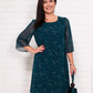💐【M-4XL】🌸2024 nuevo vestido de malla de encaje floral de primavera