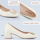 Genuine Soft Leather Dual Wearing Chunky Heels Anti-Fatigue Women's Shoes-4