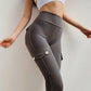 Leggings elásticos sexys con bolsillo para mujer, pantalones deportivos