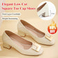 Genuine Soft Leather Dual Wearing Chunky Heels Anti-Fatigue Women's Shoes-1
