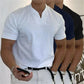 Camiseta de fitness de manga corta de negocios para caballeros de hombre