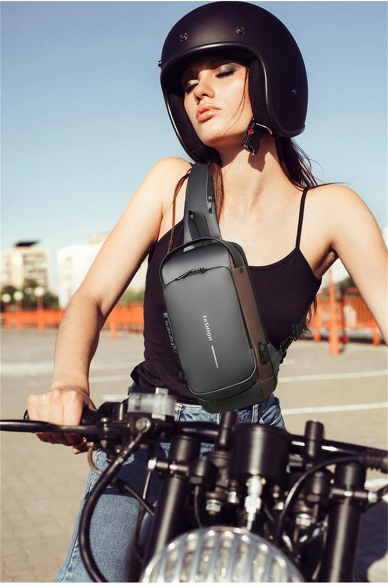 Bolso bandolera antirrobo con carga USB sport sling Compre 2 envio gr kilayu