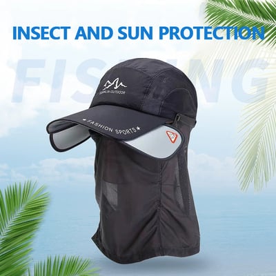 ¡VENTA CALIENTE! Sombrero retráctil para exteriores / pesca / equitación / escalada protector solar