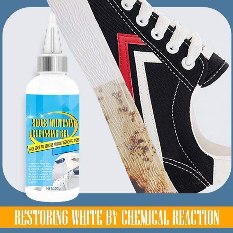 Limpiador de zapatos blancos, blanqueador de manchas, elimina el borde  amarillo